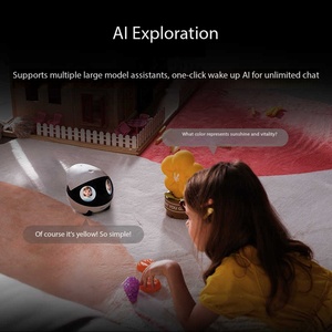 Enabot Ebo Air 2 Plus Robot Compagnon Intelligent pour Animaux de Compagnie avec Caméra 3K, Appel Vidéo, Fonction de <span class=keywords><strong>Patrouille</strong></span> IA et Affichage pour la Lecture de Vidéos - Product Image 3