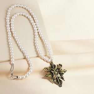 Collier de perles diabolique pour cosplay de la Lady Vampire Dimitrescu, bijoux d'Halloween de la série Game - Product Image 6