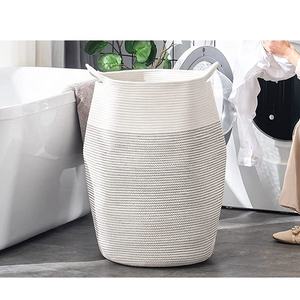 2025 paniers de rangement de jouets en corde de coton ronds faits à la main pour couvertures jouets - Product Image 3