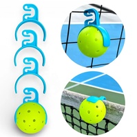 Nouveau support de balles de pickleball pour clôture de terrain de pickleball/tennis et accessoires de fixation pour pickleball/tennis, léger et portable (13g)