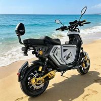 Scooter électrique haut de gamme, batterie lithium 72V20A, vitesse maximale de 65 km/h, capacité de charge de 150 kg, cyclomoteur électrique intelligent pour adultes
