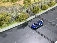 Voiture RC de course en salle 1:28 4x4 FPV Drift pour adulte, mini châssis métallique, volant, pédale, télécommande, prête à l'emploi