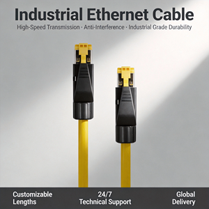 Ethernet industri M3 kabel komunikasi CAT6 Anti gangguan kabel Harness - Product Image 1
