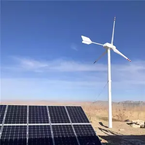 Wind Turbine System Factory Price 1200w 1kw 5kw 7kw 10kw Solar Wind Hybrid Solar Power Renewable Energy System