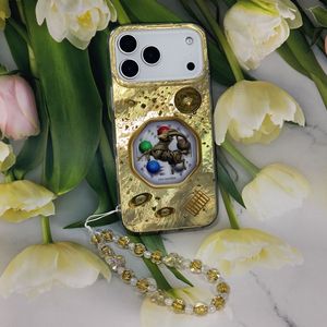 Étui <span class=keywords><strong>de</strong></span> <span class=keywords><strong>téléphone</strong></span> portable en TPU+PC doré pour 11 12 <span class=keywords><strong>13</strong></span> 14 15 16 17 Pro Max Air, pochettes <span class=keywords><strong>de</strong></span> <span class=keywords><strong>téléphone</strong></span> avec bracelet doré pour Samsung Redmi Oppo - Product Image 5