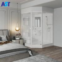 Tout en un modulaire Préfabriqué salle de bain wc toilette unité cabine de douche