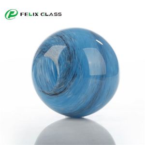 Pantalla de Lámpara LED Redonda de Vidrio Azul de Tamaño Personalizado con Función de Cuidado Ocular, Regulable, Tamaño Mediano para Lámpara Colgante - Product Image 1