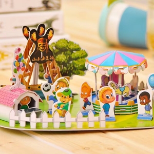 Nouveau 3D Papier Puzzle <span class=keywords><strong>Maternelle</strong></span> <span class=keywords><strong>À</strong></span> <span class=keywords><strong>La</strong></span> Main Puzzle Jouets Pour Enfants - Product Image 3