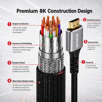 Professional HDMI 2.1 8K Ultra High Speed Cable 48Gbps HDR EARC Gaming HDMI Cable Manufacturer OEM ODM