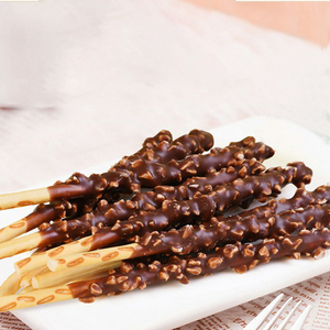 Bâtonnets Pocky 40g, biscuits enrobés <span class=keywords><strong>de</strong></span> chocolat aux noix, craquelins aux cacahuètes, biscuits Ladyfingers, bâtonnets <span class=keywords><strong>de</strong></span> biscuits - Product Image 3