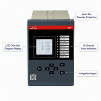 EASTSONG ES8-1858 Perangkat Perlindungan Transfer Otomatis Bus-Coupler Tiga Fasa Layar Digital 2CH Jaringan Ring Ethernet RS485 Modbus