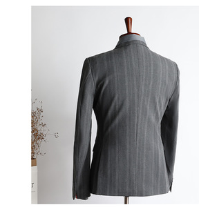 Wholesale Custom Business Striped <strong>Suit</strong> Men's Full Set Groom <strong>Suits</strong> Business <strong>Wedding</strong> <strong>Suit</strong> Men's Clothing - Product Image 6