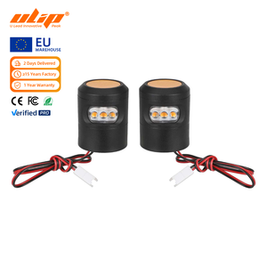 ไฟเลี้ยว LED 12V 1 คู่ สำหรับติดตั้งแฮนด์ด้านหน้าซ้ายขวา ใช้แทนไฟเลี้ยวสกู๊ตเตอร์ไฟฟ้า อุปกรณ์เสริมไฟเตือน - Product Image 1