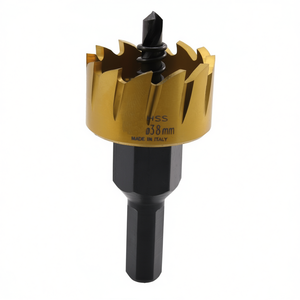Lame de scie cloche HSS 38 mm revêtue de titane pour perçage du bois et du métal - Product Image 2