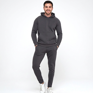 Conjunto Deportivo de Algodón para Hombre, Colección de Invierno, con Diseño Personalizado, Buen Precio, Servicio OEM para Ropa Deportiva de Gimnasio, Conjuntos Deportivos de Invierno en Tendencia - Product Image 1
