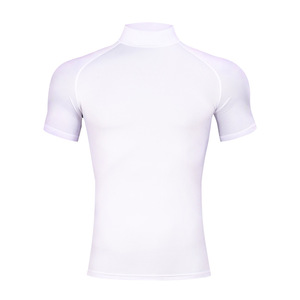 1 pièce T-shirts de sport pour hommes et garçons, à séchage rapide, col montant, pour la course, le basketball et le jogging - Product Image 3
