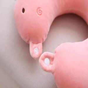 Almohada de Viaje Creativa en Forma de Dinosaurio, de Algodón PP Suave, para Siestas en la Oficina y Viajes, con Soporte Cervical de Dibujos Animados - Product Image 4