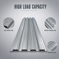 Materiales de Construcción Metálicos YXB51-250-750 Losa de Acero de Primera Calidad para Piso, Plataforma de Construcción Compuesta, Precio de Fábrica