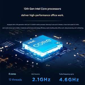 Nueva computadora de escritorio empresarial ThinkCentre neo P600 de 13.ª generación con Intel Core i5, 16 GB de DDR5, SSD de 1 TB, 13.6L SFF, para oficina comercial. - Product Image 6