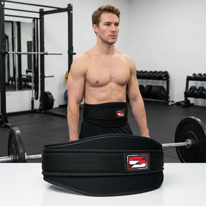 Ceintures de musculation en néoprène pour exercices de fitness, robustes, pour l'entraînement en salle de sport, soutien du dos, fermeture à boucle, antidérapantes, respirantes, à bas prix - Product Image 1