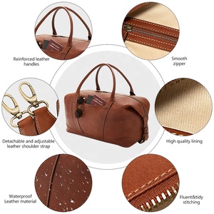 NOVOTE Custom logo Travel <strong>Essential</strong> Leather <strong>Duffle</strong> <strong>Bags</strong> Large Capacity Casual Style Travel <strong>Bags</strong> Luggage Gym <strong>Bag</strong> for Sports - Product Image 5