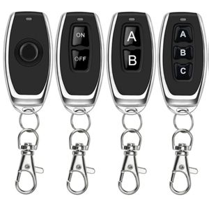 Duplikator kunci <span class=keywords><strong>Remote</strong></span> Control pintu garasi nirkabel otomatis, kode pembelajaran 433.92Mhz 2 saluran pemancar - Product Image 6