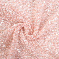 Nouveauté, manteaux d'hiver pour femmes en tissu tweed rose brodé et tricoté, écologiques, avec paillettes