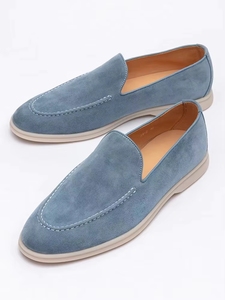 Mocasines de Cuero Genuino de Alta Calidad para Hombre, Diseño Personalizado 2025, Zapatos Casuales Sin Cordones, Estilo Plano para Primavera/Verano, JIANYI - Product Image 2