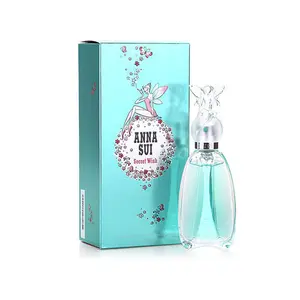 Caja de perfume floral de diseño de lujo personalizada OEM caja de embalaje de regalo con inserto para botellas de perfume flexografía