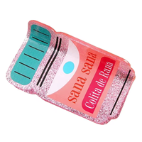 Pince à cheveux à paillettes en forme de tube avec citation espagnole, pour femmes et filles, accessoires capillaires, couleurs assorties, pour infirmières