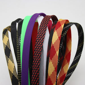 Bestseller 10mm Hochdichte PET Geflochtene Dehnbare Nylon-Schutzhülle Kabelummantelung Isolierte Kabelmanschette - Product Image 4
