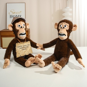 Peluche Realistico di <span class=keywords><strong>Scimmia</strong></span>, Produzione all'Ingrosso OEM ODM, Morbido Pupazzo Imbottito di <span class=keywords><strong>Primate</strong></span> per Regalo Bambini, Decorazione Casa e Asilo - Product Image 2