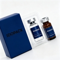Étiquettes personnalisées anti-décoloration et inviolables pour flacons, autocollants de sécurité texturés auto-adhésifs pour le stockage de peptides en laboratoire