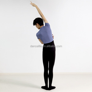 Combinaison de <span class=keywords><strong>danse</strong></span> pour homme à manches courtes, combinaison de mise en forme corporelle pour homme, combinaison d'entraînement de ballet, combinaison d'examen d'art de la <span class=keywords><strong>danse</strong></span>, combinaison de gymnastique - Product Image 5