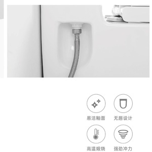 Inodoro de Cerámica de Una Pieza con Doble Descarga y Alta Tasa de Descarga, Sanitario para Baño WC - Product Image 5