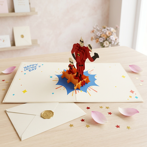 Incredible Dad Pop <b>up</b> Card 3D Handmade Art Paper Gift Love Father's Day Mother's Day Thanksgiving Custom Logo Viet-craft OT546 - Product Image 4