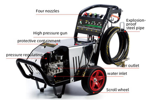 Equipo de limpieza de cocina de alta presión y alta temperatura, estufa de humo y campana de humo, máquina de limpieza - Product Image 4