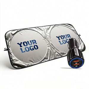 Parasol Plegable para Ventana de Coche con Protección UV, Regalo Promocional Empresarial, Parasol Personalizado con Logotipo - Product Image 1