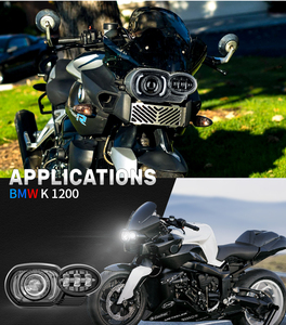 Design exclusif E-24 Marque Faisceau Élevé A Mené des phares pour Moto BMW K1200R <span class=keywords><strong>K1300R</strong></span> - Product Image 5