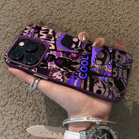 Coque de téléphone TPU tendance Hip-hop Graffiti Urbain IMD pour iPhone 17 16 15 14 13 12 11 Pro Max Plus
