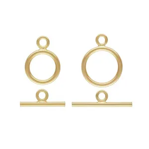 14k vàng đầy chuyển đổi Clasp OT Clasp cho vòng cổ trang sức làm phát hiện số lượng lớn bán buôn trang sức vĩnh viễn phụ kiện nhà cung cấp