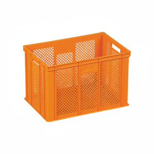 KE 610 <b>Plastic</b> Bread <b>Crate</b> Virgin HDPE Food Grade Safe Heavy Duty Stackable Recyclable Anti-Bacterial Foldable Shallow Storage - Product Image 2