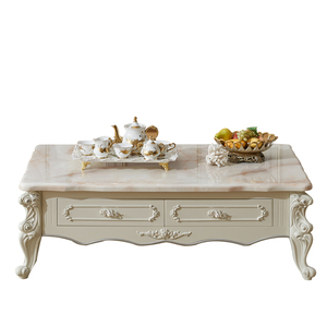 Tavolo da caffè e da tè moderno in stile europeo semplice tavolo lungo intagliato per il Design del pannello di legno del piccolo <span class=keywords><strong>soggiorno</strong></span> - Product Image 5