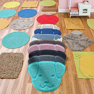Stile cartone animato PVC gatto sabbia tappetino solido modello di plastica per animali domestici tovaglietta porta e tappetino WC per cani e <span class=keywords><strong>gatti</strong></span> - Product Image 4