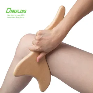 Wooden Gua Sha Cellulite Massager Wood Therapy Massage Tools Lymphatic Drainage Paddle Gua Sha