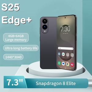 Ponsel pintar Gaming S25 Edge, HP cerdas layar penuh bermain game Android 14 S25 Edge + - Product Image 5