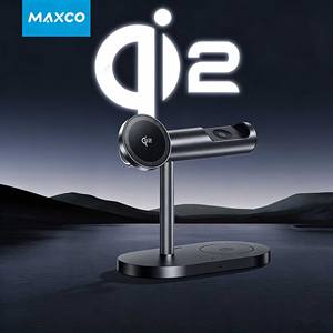 Support de chargeur sans fil magnétique MAXCO MW16 4-en-1 Qi2 avec veilleuse - Product Image 5