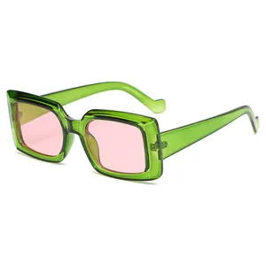 Banei 사용자 정의 로고 작은 소매 여행 태양 안경 투명 청소년 여성 얇은 공급 업체 음영 숙녀 선글라스