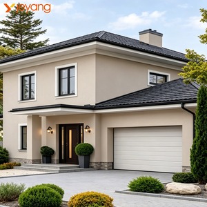 <span class=keywords><strong>Porte</strong></span> de <span class=keywords><strong>garage</strong></span> automatique moderne américaine en acier finition noyer avec télécommande et fonction antivol pour maison préfabriquée - Product Image 2