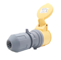 Prise industrielle mâle-femelle 32A IP44 110V pour usage industriel EN IEC 60309